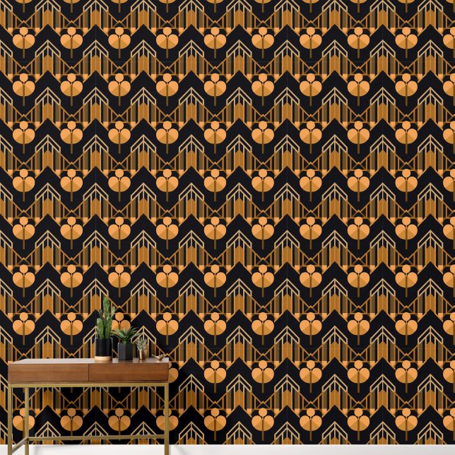 Papel Pintado elegante estilo art déco (Pasillo)