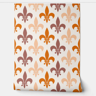 Papel Pintado Elegante Mardi Gras Orang & Peach