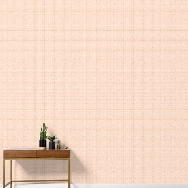 Papel Pintado Elegante Motif Geométrico de Peach y Pink Extra (Pasillo)