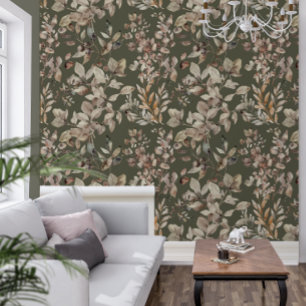 Papel Pintado Elegante negrita negrita Moss Verde