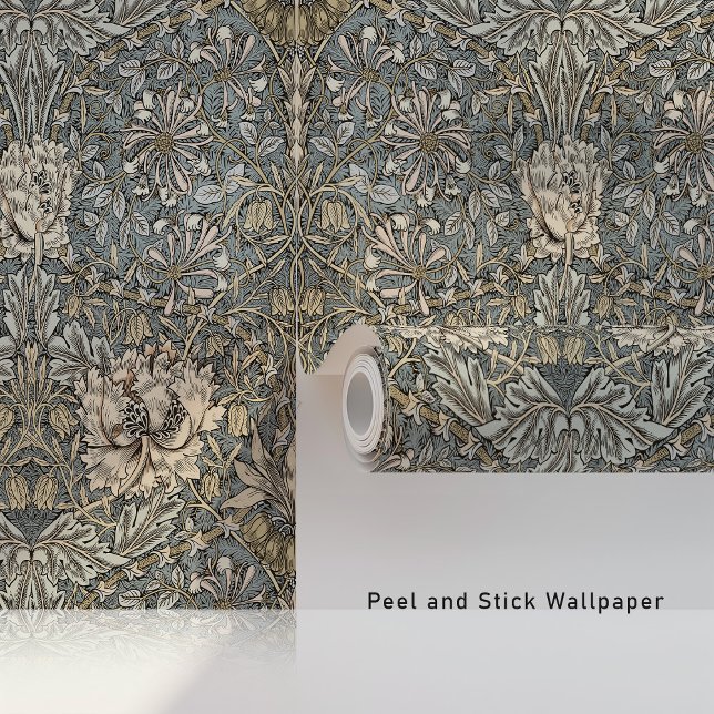 Papel Pintado Elegante Patrón de Conejo Estilo William Morris (Subido por el creador)