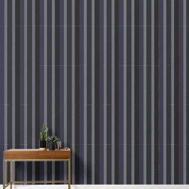 Papel Pintado Elegante patrón de rayas verticales de colores ric