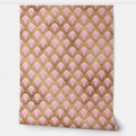 Papel Pintado Elegante Patrón de Vintage de Art Deco de Oro Rosa<br><div class="desc">Elegante tapiz de estilo Art Déco de Oro Rosado con motivos de época,  presenta un elegante diseño Art Deco de moda en rosa y oro. Perfecto para la decoración casera,  la decoración de oficina,  la decoración de eventos y la decoración fiesta. Creado por Evco Studio www.zazzle.com/store/evcostudio</div>