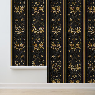 Papel Pintado Elegante patrón floral clásico