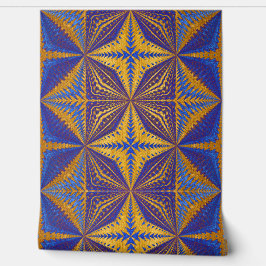 Papel Pintado Elegante Resumen Geométrico Moderno Púrpura Y Oro