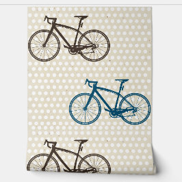 Papel Pintado Elegante Retro Elegante Bicicleta Guay de moda