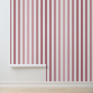 Papel Pintado Elegante Rosa Dorado Rayado