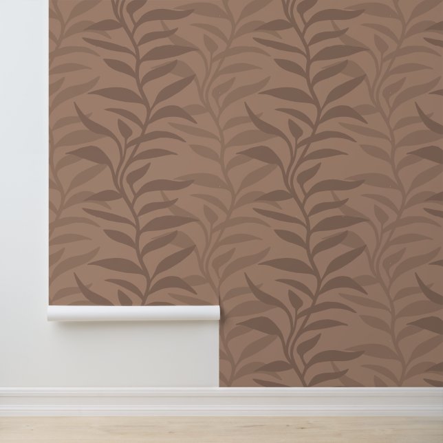 Papel Pintado Elegante silueta en la mousse de Flow XL Mocha (Solicitud)