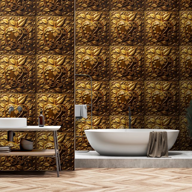 Papel Pintado Elegante Tapetenmuster – Stilvolle Wandgestaltung  (Baño)