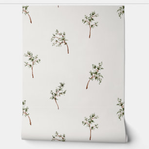 Papel Pintado Elegante tapiz de árbol de pino