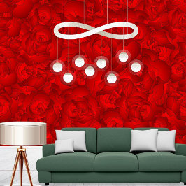 Papel Pintado Elegante tapiz floral - Vibrantes patrones de flor