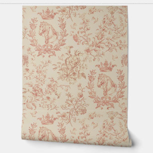 Papel Pintado Elegante tela híbrida gris rojo