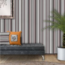 Elegante Tierra Tones Brown Savannah Stripes Patró