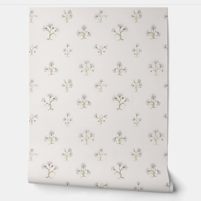 Papel Pintado Elegante y elegante patrón botánico floral (Desenrollar)