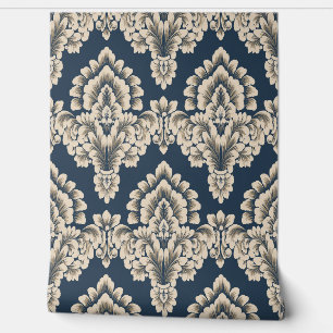 Papel Pintado elemento de patrón continuo damasco