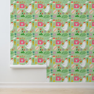 Papel pintado Emerald Henhouse Harvest
