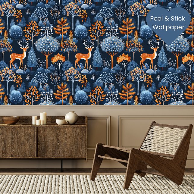Papel Pintado Encantado Woodland Whimsical Forest Peeling Y Stic (Subido por el creador)