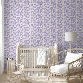 Papel Pintado Énfasis de flor rosa y perinchable