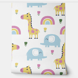 Papel Pintado Enfermería de animales salvajes de juguetón