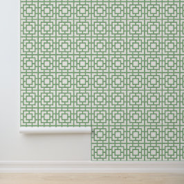 Papel Pintado Enrejado de Palm Beach - delicado enrejado de salv