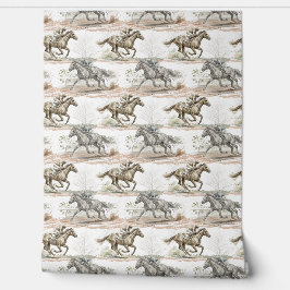 Papel Pintado Equestrian horse racing room decor