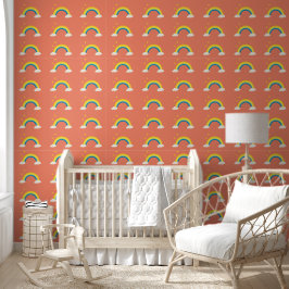 Papel Pintado Equipo arcoiris colorido