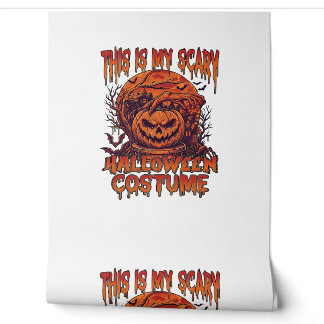 Papel Pintado Es Disfraz De Halloween Espantoso Calabaza Araña M