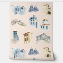 Esbozos acuáticos de Venecia Delicados