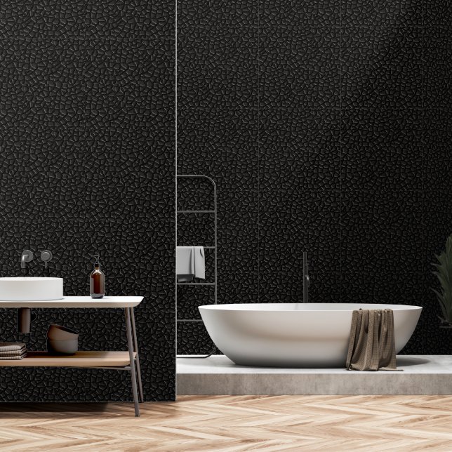 Papel Pintado Escala mítica del dragón negro (Baño)