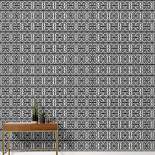 Papel Pintado Escalera pequeña en blanco y negro