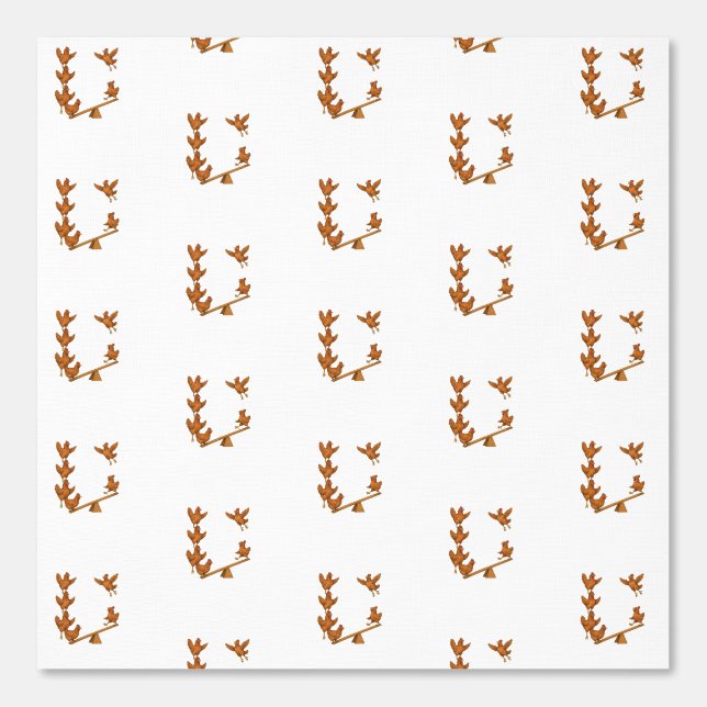 Papel Pintado escuadrón de acrobacias de pollitos alegres (Anverso)
