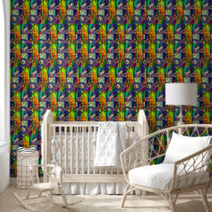 Papel Pintado Escuela de pescado