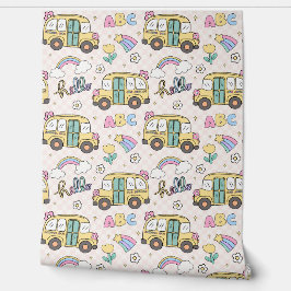 Papel Pintado Escuela de temas retro