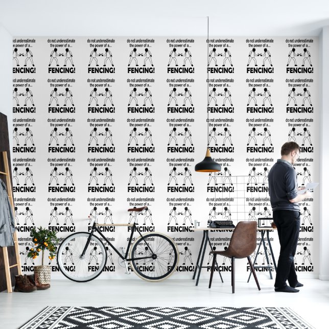 Papel Pintado Esgrima de esgrima (Sala de estar)
