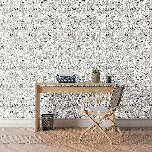 Papel Pintado Espacio de Doodle para adolescentes
