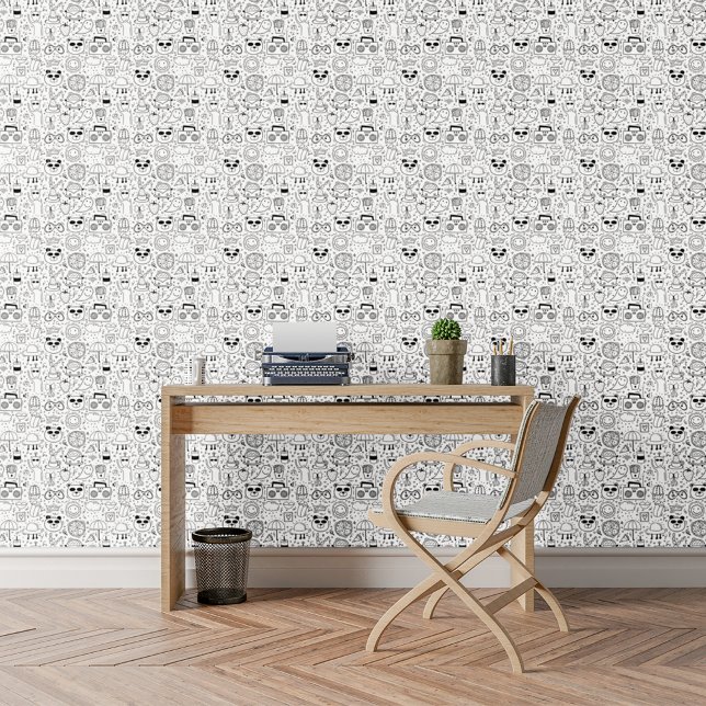 Papel Pintado Espacio de Doodle para adolescentes (Subido por el creador)