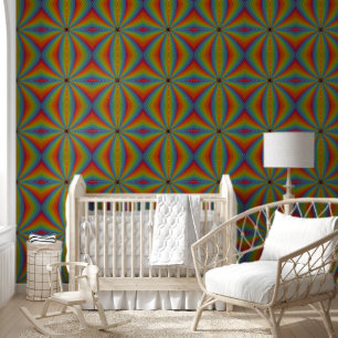 Papel Pintado Espectro en espiral – Espiral cromática radiante
