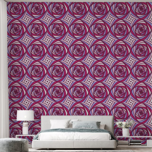 Papel Pintado espiral 5 colores (Dormitorio)