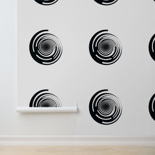 Papel Pintado Espiral hipnótica: una ilusión óptica mesmerizador