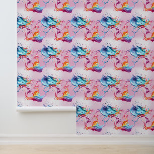 Papel Pintado Esplusa de pintura arco iris