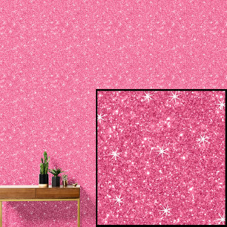Papel Pintado Espuma rosa brillante profunda