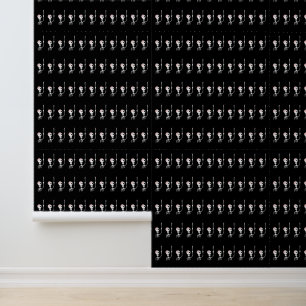 Papel Pintado Esqueleto de Halloween con espada