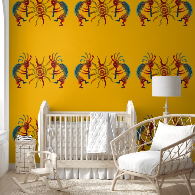 Papel Pintado Estadounidenses nativos Kokopellis fluctúa por el  (Niños)