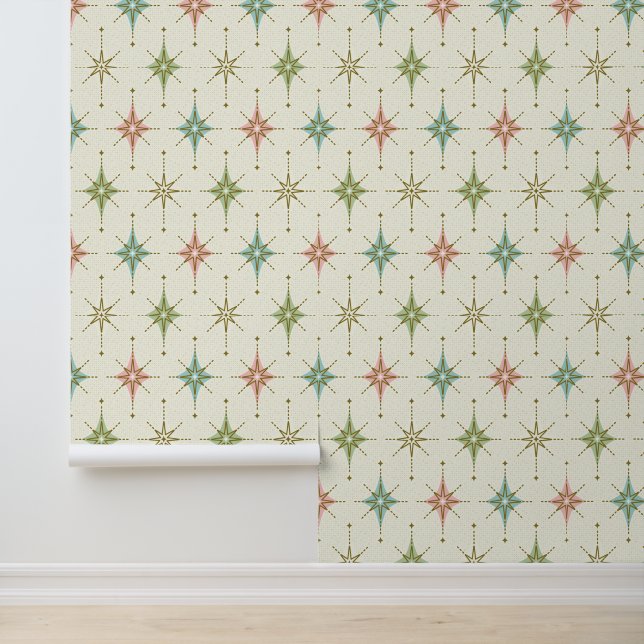 Papel Pintado Estallidos de estrellas y diamantes brillantes - L (Solicitud)