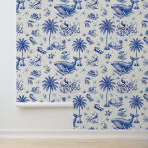 Papel Pintado estampa tropical aloha