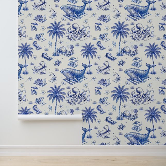 Papel Pintado estampa tropical aloha (Solicitud)