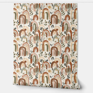 Papel Pintado Estampado Boho | Extraíble