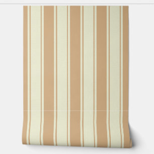 Papel Pintado Estampado de calicó y crema