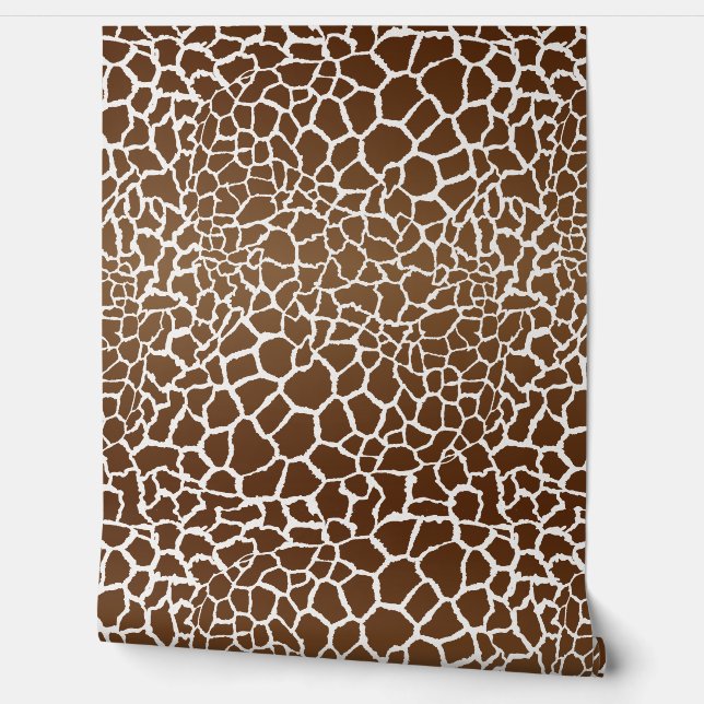 Papel Pintado Estampado de jirafa (Desenrollar)