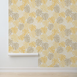 Papel Pintado estampado tropical aloha